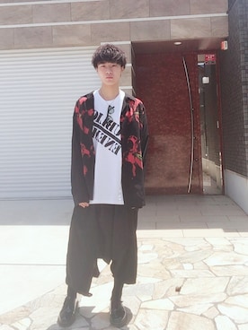 Miyazaki Yutaさん（メンズ・175cm）の夏コーディネート