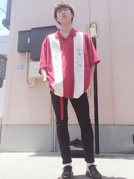 Miyazaki Yutaさん（メンズ・175cm）の夏コーディネート