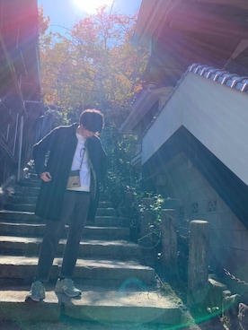 「URBAN RESEARCH Sonny Label（アーバンリサーチサニーレーベル）のアイテム（その他アウター）」を使った、YUKIさん（メンズ・178cm）の秋コーディネート