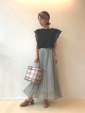 funaさん（レディース・155cm）の夏コーディネート