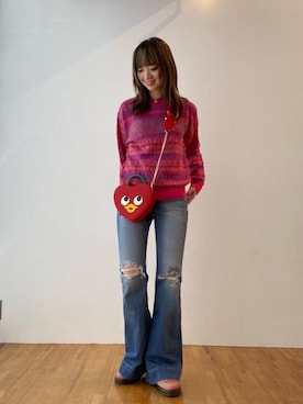 「きのこ」｜E r i K aさん（レディース・162cm）の秋コーディネート