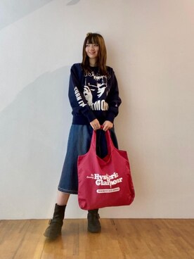「アイテム（スウェット）」を使った、E r i K aさん（メンズ・162cm）の冬コーディネート
