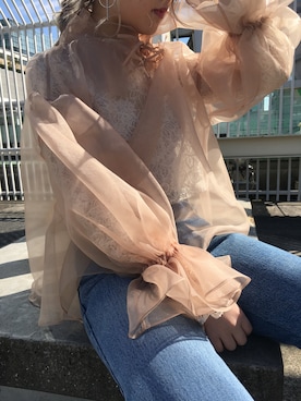 「siiilon」｜Haruna Akiyamaさん（レディース・156cm）の春コーディネート