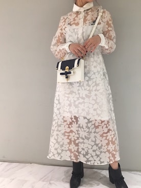 「CANNABIS LADIES（カンナビス レディース）のアイテム（ワンピース/ドレス）」を使った、Haruna Akiyamaさん（レディース・156cm）の秋コーディネート