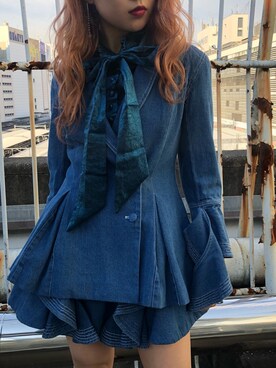 Haruna Akiyama使用「CANNABIS LADIES（C/MEO COLLECTIVE PERPETUAL DREAMS BLAZER）」的時尚穿搭
