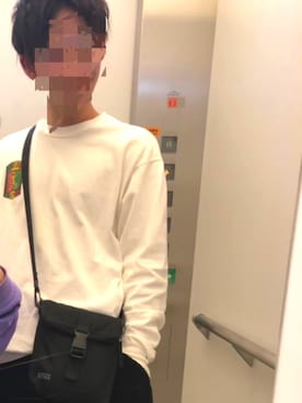 「H&M（エイチ・アンド・エム）のアイテム（バッグ）」を使った、ryuu  さん（メンズ・180cm）の春コーディネート