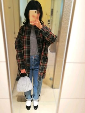 「R&D.M.co-のアイテム」を使った、こはさん（レディース・155cm）の秋コーディネート