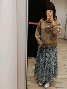 「foodie」｜こはさん（レディース・155cm）の春コーディネート