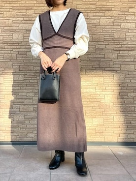 amiami_officialさん(レディース・160cm)の冬コーディネート