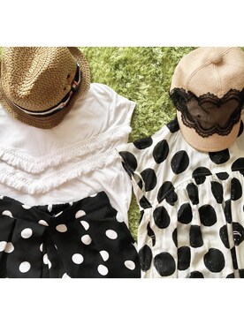 りーのさん(キッズ・110cm)の夏コーディネート