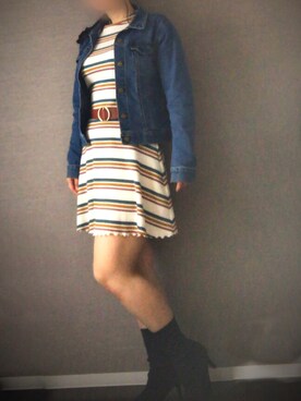 「Sunnyday」｜「アイテム（ジャケット/アウター）」を使った、小夏*こなつさん（レディース・159cm）の秋コーディネート