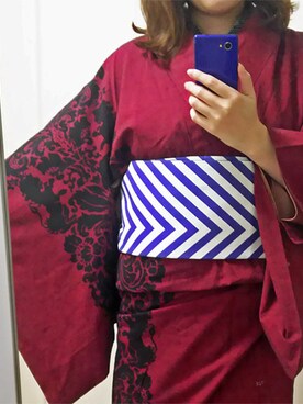 キモノぴよこさんのコーディネート