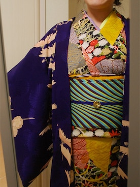 キモノぴよこさんのコーディネート