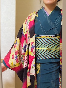 キモノぴよこさんのコーディネート