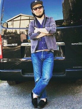 サングラスを使った 40代ファッション のメンズ人気ファッションコーディネート Wear