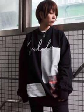 「vetements」｜「アイテム（スウェット）」を使った、MGOさん（レディース・170cm）の秋コーディネート