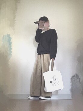 「CONVERSE（コンバース）のCONVERSE コンバース ジャック パーセル / JACK PURCEL（スニーカー）」を使った、yuki🐰さん（レディース・163cm）の秋コーディネート