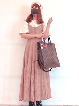 「KIRSH（キルシー）のアイテム（帽子）」を使った、senacoupsさん（レディース・155cm）の秋コーディネート