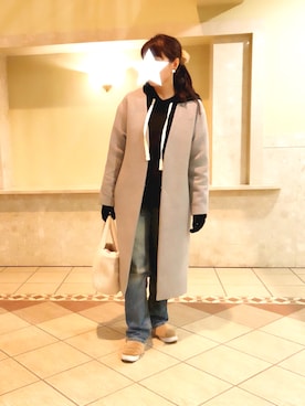 リエさん（レディース・160cm）の冬コーディネート