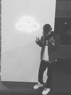 「VONZIPPER（ボンジッパー）のアイテム」を使った、みぃ。さん（メンズ・169cm）の冬コーディネート