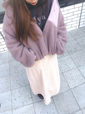 * 𝙠𝙧𝙣 *さん（レディース・148cm）の冬コーディネート