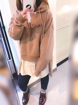 「rps（アールピーエス）のアイテム」を使った、* 𝙠𝙧𝙣 *さん（レディース・148cm）の冬コーディネート