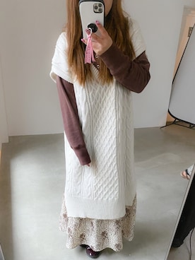 * 𝙠𝙧𝙣 *さん（レディース・148cm）の冬コーディネート