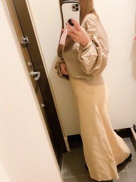 * 𝙠𝙧𝙣 *さん（レディース・148cm）の冬コーディネート