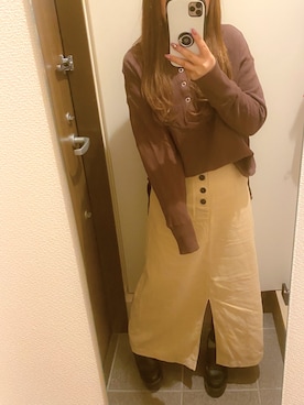 * 𝙠𝙧𝙣 *さん（レディース・148cm）の冬コーディネート