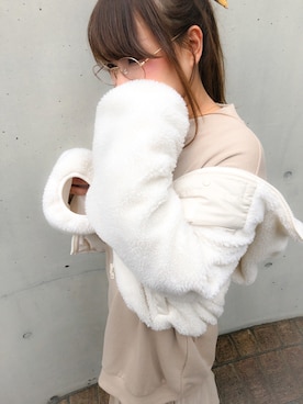 * 𝙠𝙧𝙣 *さん（レディース・148cm）の冬コーディネート