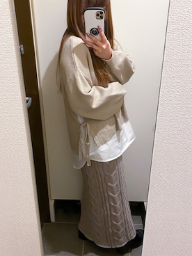 * 𝙠𝙧𝙣 *さん（レディース・148cm）の冬コーディネート