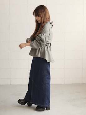 * 𝙠𝙧𝙣 *さん（レディース・148cm）の冬コーディネート