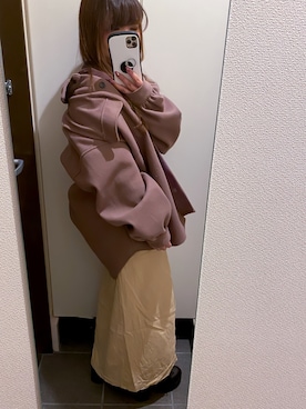 * 𝙠𝙧𝙣 *さん（レディース・148cm）の冬コーディネート