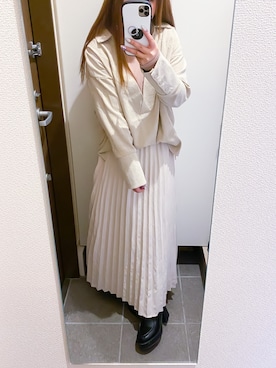 * 𝙠𝙧𝙣 *さん（レディース・148cm）の春コーディネート