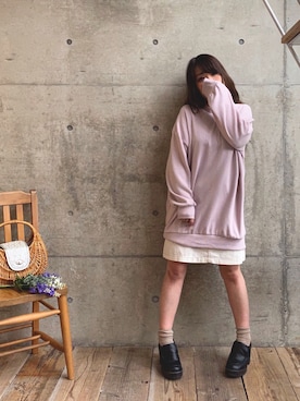 * 𝙠𝙧𝙣 *さん（レディース・148cm）の春コーディネート