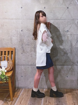 * 𝙠𝙧𝙣 *さん（レディース・148cm）の春コーディネート