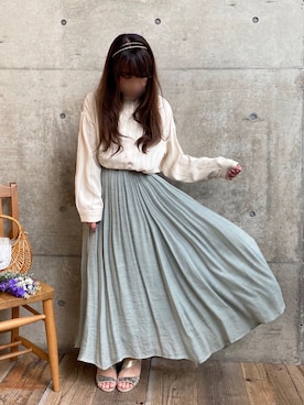 * 𝙠𝙧𝙣 *さん（レディース・148cm）の春コーディネート