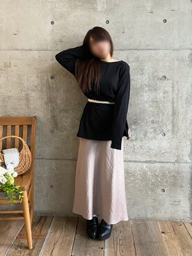 * 𝙠𝙧𝙣 *さん（レディース・148cm）の春コーディネート