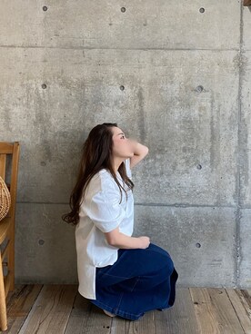 * 𝙠𝙧𝙣 *さん(レディース・148cm)の春コーディネート