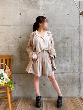 * 𝙠𝙧𝙣 *さん（レディース・148cm）の春コーディネート