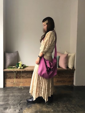 * 𝙠𝙧𝙣 *さん（レディース・148cm）の春コーディネート