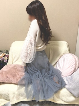 「Bou Jeloud（ブージュルード）のアイテム」を使った、* 𝙠𝙧𝙣 *さん（レディース・148cm）の春コーディネート