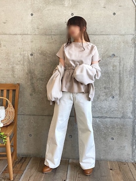 * 𝙠𝙧𝙣 *さん（レディース・148cm）の春コーディネート