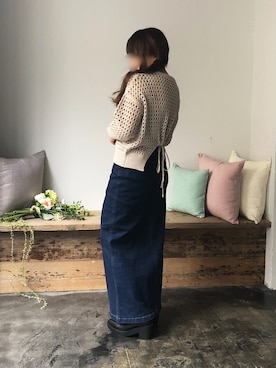 * 𝙠𝙧𝙣 *さん（レディース・148cm）の春コーディネート