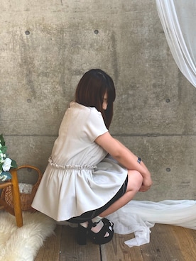 * 𝙠𝙧𝙣 *さん（レディース・148cm）の春コーディネート