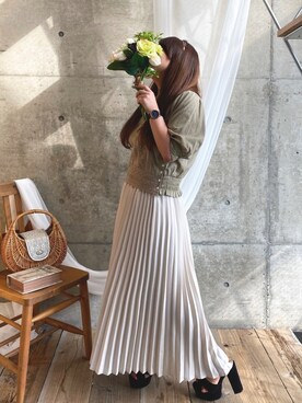 * 𝙠𝙧𝙣 *さん（レディース・148cm）の春コーディネート