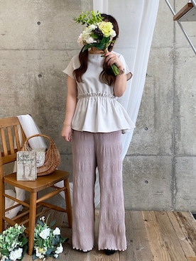 * 𝙠𝙧𝙣 *さん（レディース・148cm）の春コーディネート