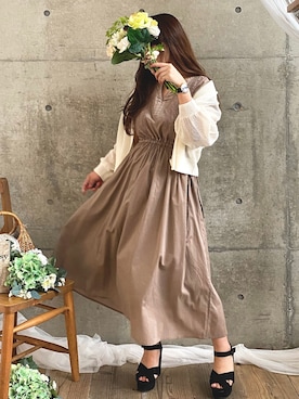 * 𝙠𝙧𝙣 *さん(レディース・148cm)の春コーディネート