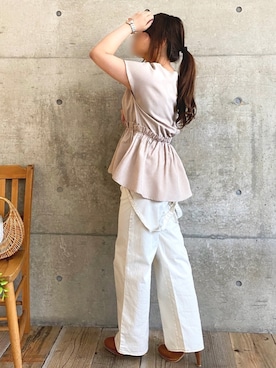 * 𝙠𝙧𝙣 *さん（レディース・148cm）の春コーディネート