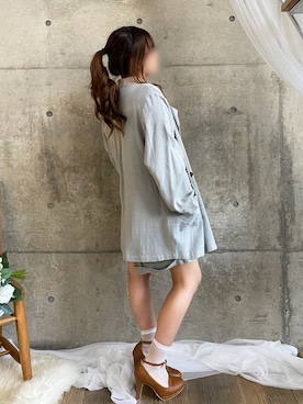 * 𝙠𝙧𝙣 *さん（レディース・148cm）の春コーディネート